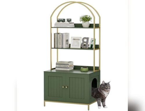 Test du Homhedy Cat Litter Box : Élégance et Rangement Pratique